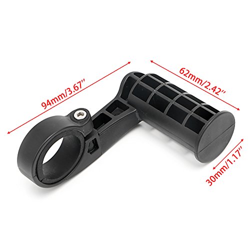 Stebcece Bike MTB Flashlight Holder Handle Bar Bicycle Accessories Extender Mount Bracket