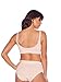 Boody Women's Padded Shaper Bra - Womens Seamless Pullover Padded Bralette with Support and Removable Padding for Women, 80% Viscose Made from Bamboo for All-Day Comfort - Nude, Large