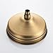 Rozin Round 8-inch Rainfall Shower Head Antique Brass