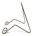 Bill Watson Enterprises Plate Stand, Large, Copper Colored Steel