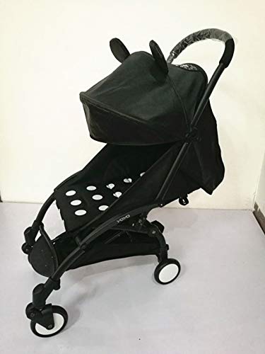 BABYYOYA 175 Degree Leather Or Flax Sun Cover and Seat Cushion Set Yoya Yoyo New Arrival Colorful Baby Stroller Accessories