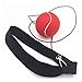 Ueasy Boxing Ball MMA Ball Fighting Ball with 2 Pieces of Elastic Rope to Improve Eye-Hand Coordination Speed and Accuracy (Red)
