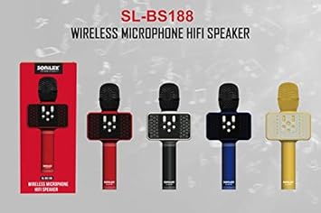 sonilex wireless microphone hifi speaker