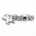D&R Wrench Keychain Chrome Tire Valve Stem Caps for Jeep