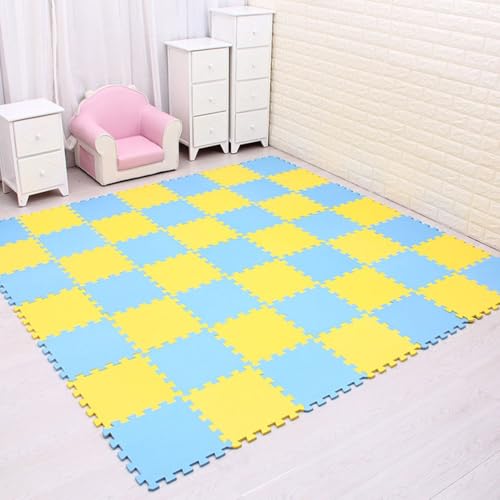 Soft EVA Foam Mats, Baby Children Kids Play Mat Puzzle Mats, Area Rugs Floor Mats, 30 X 30 X 1cm Interlocking Foam Carpet(STYLE8,56PCS)