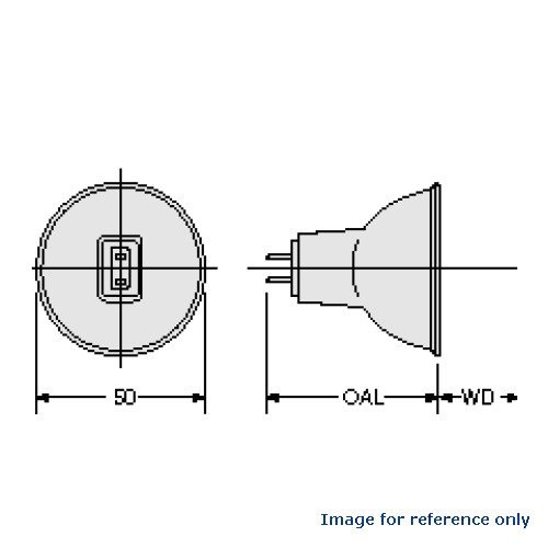 Ushio BC1504 1000333 - ENH JCR120V-250W Projector Light Bulb