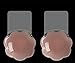 Nipplecovers, Silicone Reusable Breast Lift Nipple Cover Pasties 4.3inch (Light Peach with Beige Disposable)