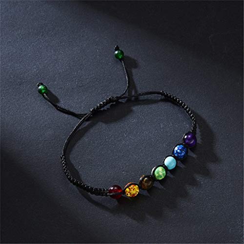 image for Letdown Accessories Fashion Planet Theme Natural Stone Bracelet Natura