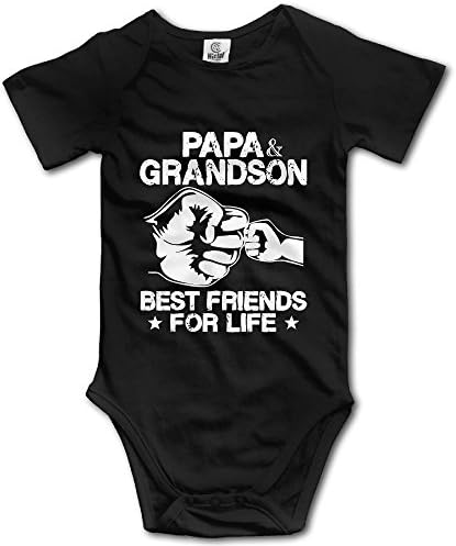 Infant Papa & Grandson Best Friends For Life Cotton Baby Onesie Baby Outfits