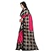 Jaanvi fashion Designer Pink Art Silk Printed SareeWith Unstitched Blouse