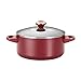 Paula Deen Signature Dishwasher Safe Nonstick 11-Piece Cookware Set, Red