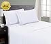 HC COLLECTION 1800 Series Microfiber Sheet & Pillow Case Set(King, White)