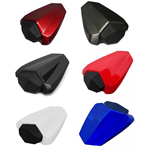 Motorcycle Rear Passenger Pillion Seat Cowl Fairing Cover For Yamaha YZF R1 2009-2014 2010 2011 2012 2013 (White)