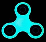 Karchic EDC Fidget Spinner High Speed Stainless Steel Bearing ADHD Focus Anxiety Relief Toys (& &Fidget Spinner, & &Luminous-Blue)