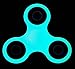Karchic EDC Fidget Spinner High Speed Stainless Steel Bearing ADHD Focus Anxiety Relief Toys (& &Fidget Spinner, & &Luminous-Blue)