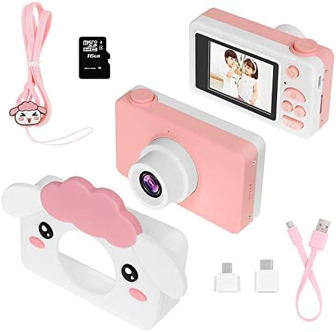 女の子のためのキッズカメラギフト 耐震性ミニ子供のビデオカメラのカムコーダー