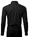 JJ Perfection Men's Button Down Long Sleeve Slim Fit Dress Shirt