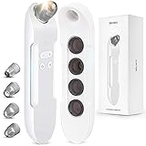 EZBASICS Blackhead Remover Vacuum - Facial Pore Cleanser Electric Acne Comedone, 3 Adjustable Suction Power, Blackhead Extractor Tool USB Rechargeable with LED Display for All Skin Treatment