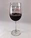 Fineware 50 Sips of Red - Funny Wine Glass - 16 Ounce Libbey Custom Printed Wine Glass Gift