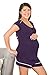 Kindred Bravely The Amelia Ultra Soft Maternity & Nursing Pajamas - Shorts Set (Eggplant, Medium)