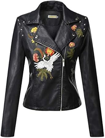 cardigan and leather jacket