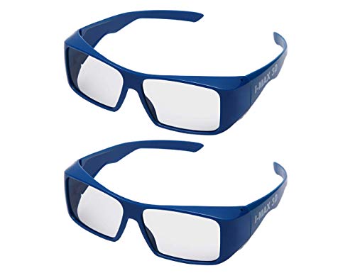 Handsun Super Clear IMAX 3D Glasses for 3D IMAX Movie,Cinema and Theater (Blue)