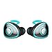 True Wireless Stereo Earphones,Lesoom Mini Invisible Truly Wireless Bluetooth V4.1 Surround Sound Earbuds Headhone Noise Cancelling In-Ear Headset With Microphone For iPhone Samsung Android IOS (Blue)