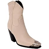 Free People Women's Brayden Western Boots, Opal Grey, 38(EU), 8(US)