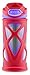 Zulu Echo BPA-Free Vacuum Insulated Stainless Steel Water Bottle with Flip Straw, Pink, 16 oz.