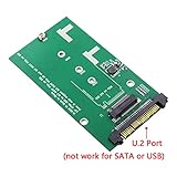 JSER SFF-8639 NVME U.2 to NGFF M.2 M-key PCIe SSD Adapter for Mainboard Replace Intel SSD 750 p3600 p3700
