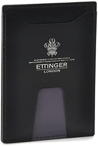 Amazon Ettinger エッティンガー 定期入れ メンズ Sterling パスケース ブラック パープル St169ajr 0002 0004 並行輸入品 定期入れ