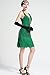 BABEYOND Women's Flapper Dresses 1920s V Neck Beaded Fringed Great Gatsby Dress Green