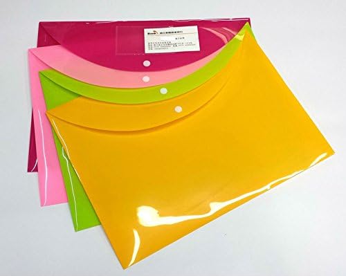 A4 Offfice Plastic Documents File Bag &amp; Size 260*360mm Color Navy Filing Products Mixed Color