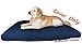 Dogbed4less Jumbo 55X47X4 Inches Blue Color Denim Jean Dog Pet Bed External Zipper Duvet Cover - Replacement Cover only