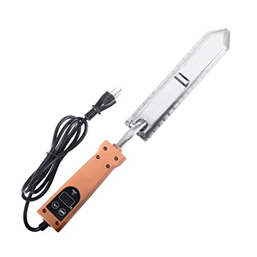 UMLIFE Uncapping Knife, Stainless Steel Electric Beekeeping Scraper Honey Cutter Tool, Constant Temperature Heating with Thermostat