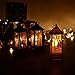 Christmas Table Lamp Creative Printing Lights Candlestick Decoration Desk Lamps