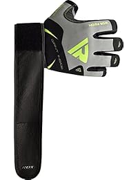 RDX Gimnasio Levantamiento de Peso Guantes de entrenamiento Bodybuilding Fitness Crossfit Pesas Transpirable Largo correas de muñeca Apoyo Capacitación