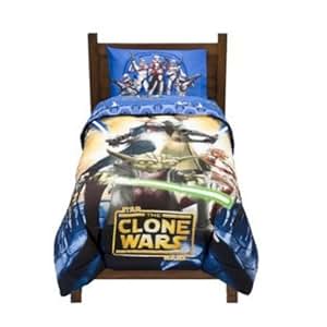 Amazon.com: Star Wars Clone Wars Twin Comforter Bed Cover ...