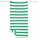 Your Choice Microfiber Quick Dry Sand-Free Beach Towel for Adults & Kids - Oversized, Compact, Lightweight, Absorben - Camping Towel - Green and White Stripe, Large Beach Towel 60x30 Inch