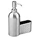 iDesign Forma Brushed Stainless Steel Soap and Sponge Sink Organizer Caddy - 6