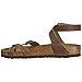Birkenstock Women's Yara Leather Ankle-Strap Sandal,Habana,37 EU/6 M US