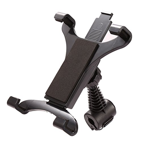 Elever 360 Rotation Adjustable Car Backrest Headrest Mount Holder for iPad/Tablet (Black) - Thumbnail 4