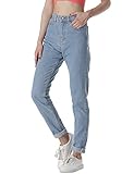 CUNLIN High Waist Jeans for Women Denim Pants Mom
