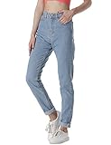 CUNLIN High Waist Jeans for Women Denim Pants Mom