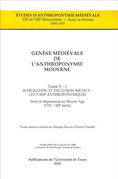 Genèse médiévale de l'anthroponymie moderne