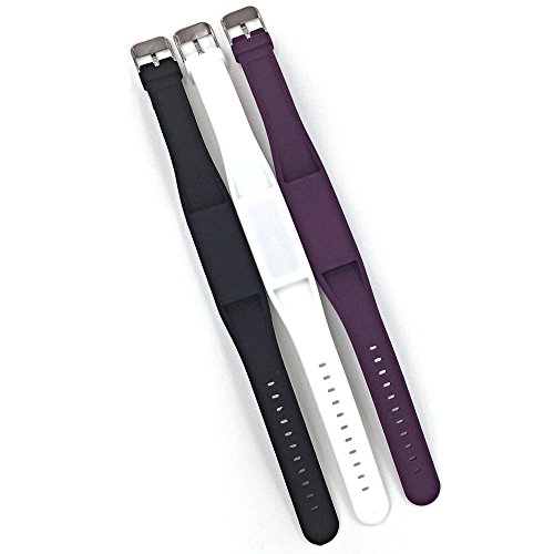 HWHMH Replacement Secure Band with Chrome Watch Clasp and Fastener Buckle for Garmin Vivofit 3 - Pack of 12 - Thumbnail 7