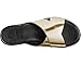 FitFlop Women's Aix Leather Slide Sandals Dress, Pale Gold, 8 M US