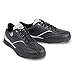 Brunswick Vapor Mens Bowling Shoe Black/Silver, 12.0