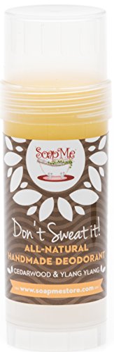 SoapMe All Natural Deodorant Cedarwood & Ylang Ylang - Don't Sweat It! 3.2 oz
