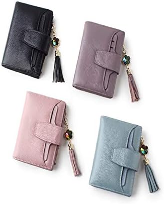 TONGBOSHI Money Clip Wallet, Front Pocket Wallets for woman, RFID Blocking,Slim Wallet with Money Clip | Minimalist,Mini Slim Wallets, best Gift (Color : Purple)